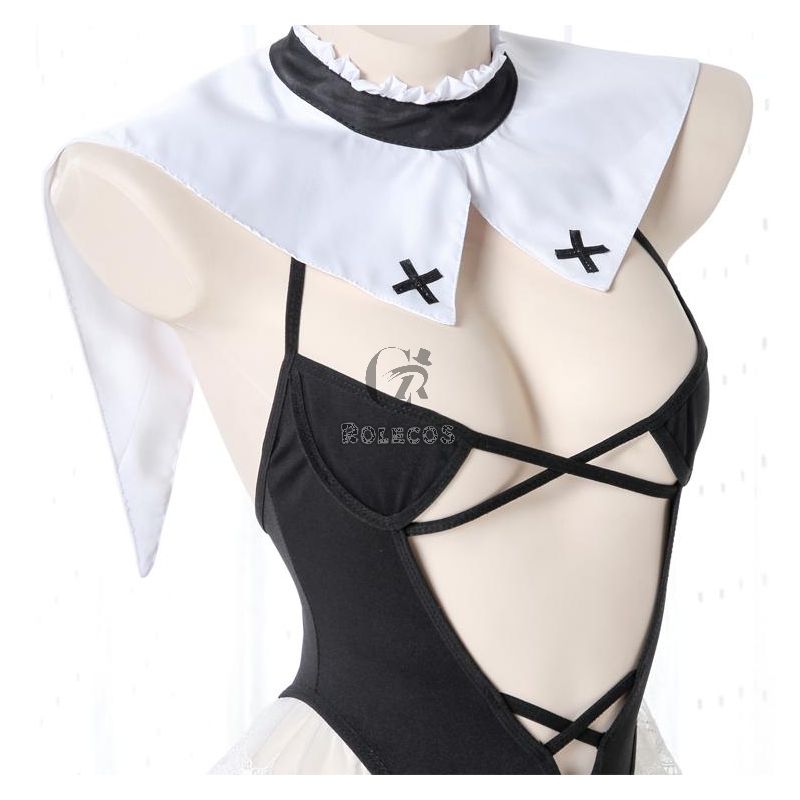 Nun Sexy Lingerie Halloween Cosplay Costume