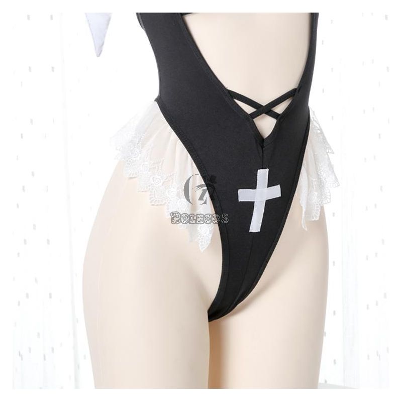 Nun Sexy Lingerie Halloween Cosplay Costume