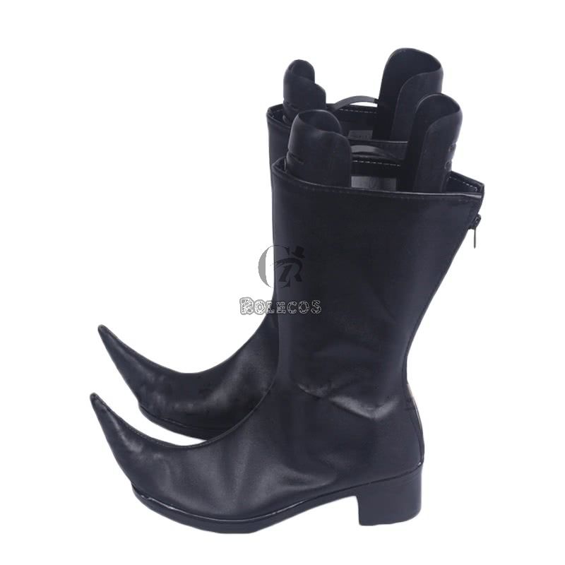 Persona 5 Joker Black Boots Cosplay Shoes