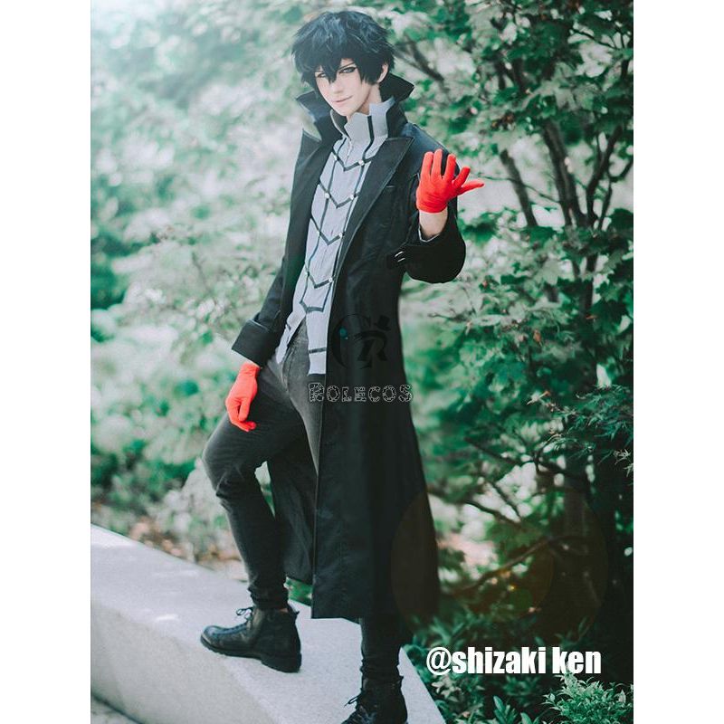 Persona 5 Joker Black Suit Game Cosplay 
