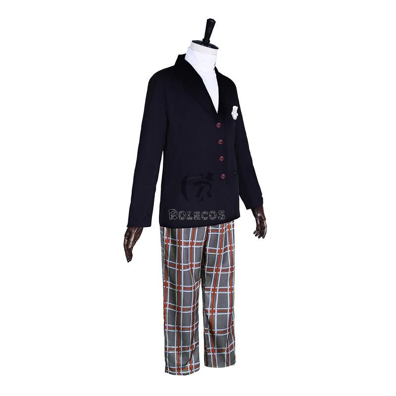 Persona 5 Joker Black Uniform Suit Game Cosplay Costumes