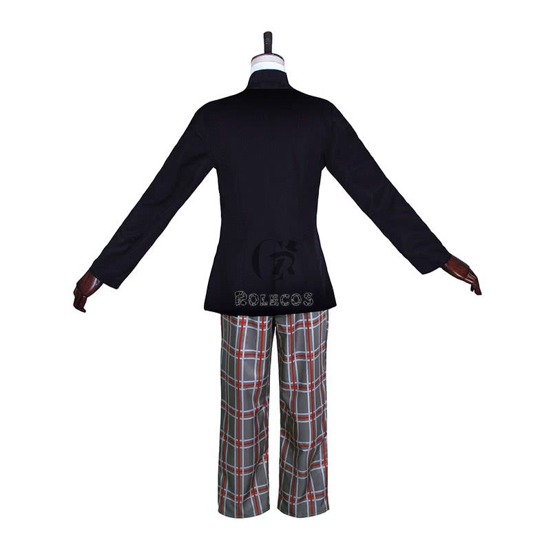 Persona 5 Joker Black Uniform Suit Game Cosplay Costumes