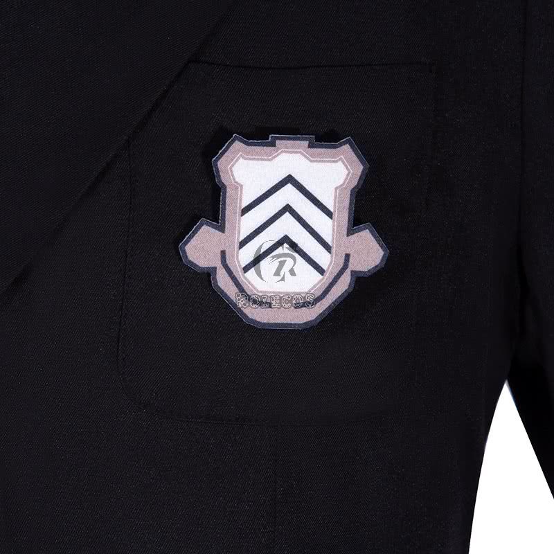 Persona 5 Joker Black Uniform Suit Game Cosplay Costumes
