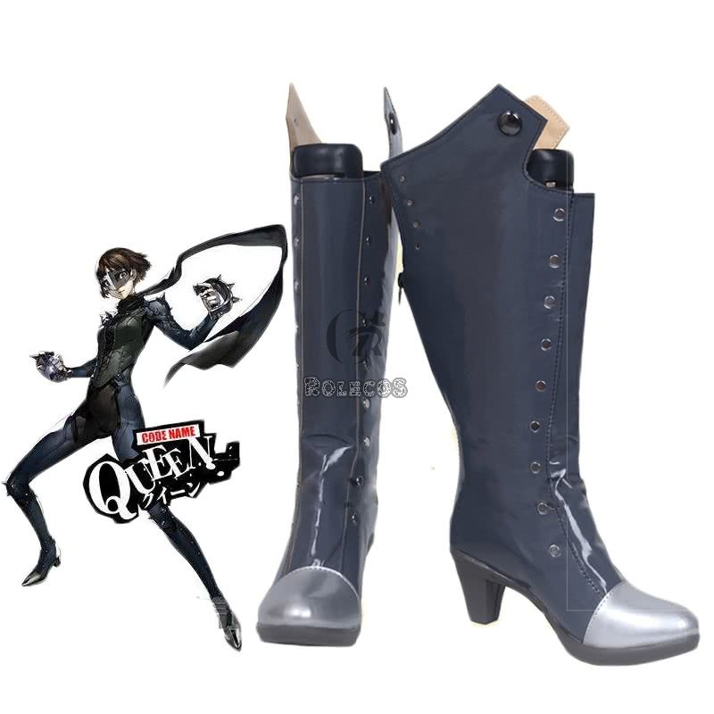 Persona 5 Priestess Makoto Niijima Game Female Cosplay Boots 