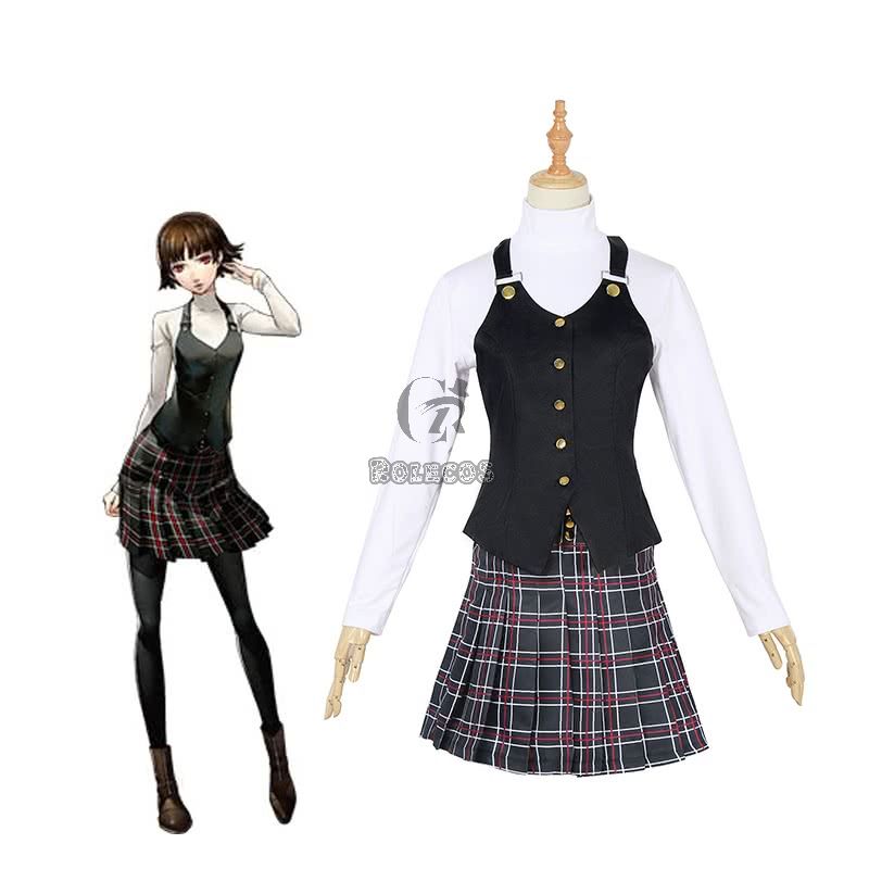 Persona 5 Priestess Makoto Niijima Game Female Cosplay Costumes