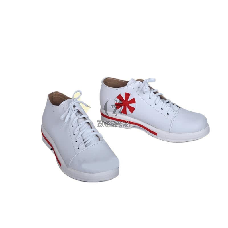 Persona 5 Skull White Sneakers Cosplay Shoes