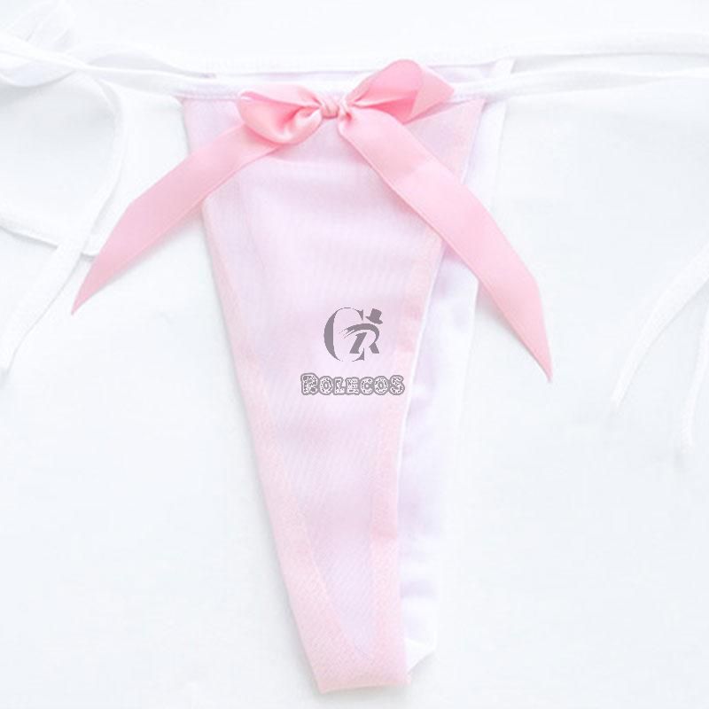 Pink Transparent Cute Plush Pajama Cosplay Costume