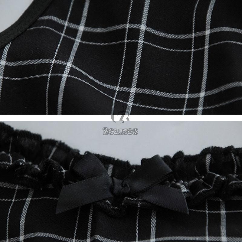 Plaid Girl Lace Underwear Cosplay Costume