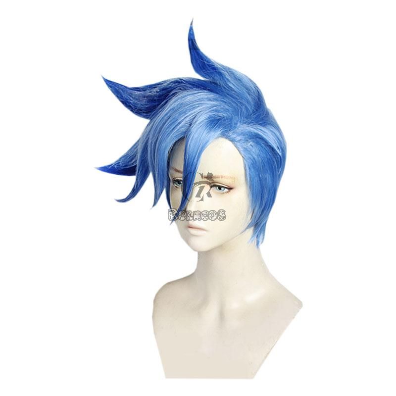 Promare Galo Thymos Blue Cosplay Wigs