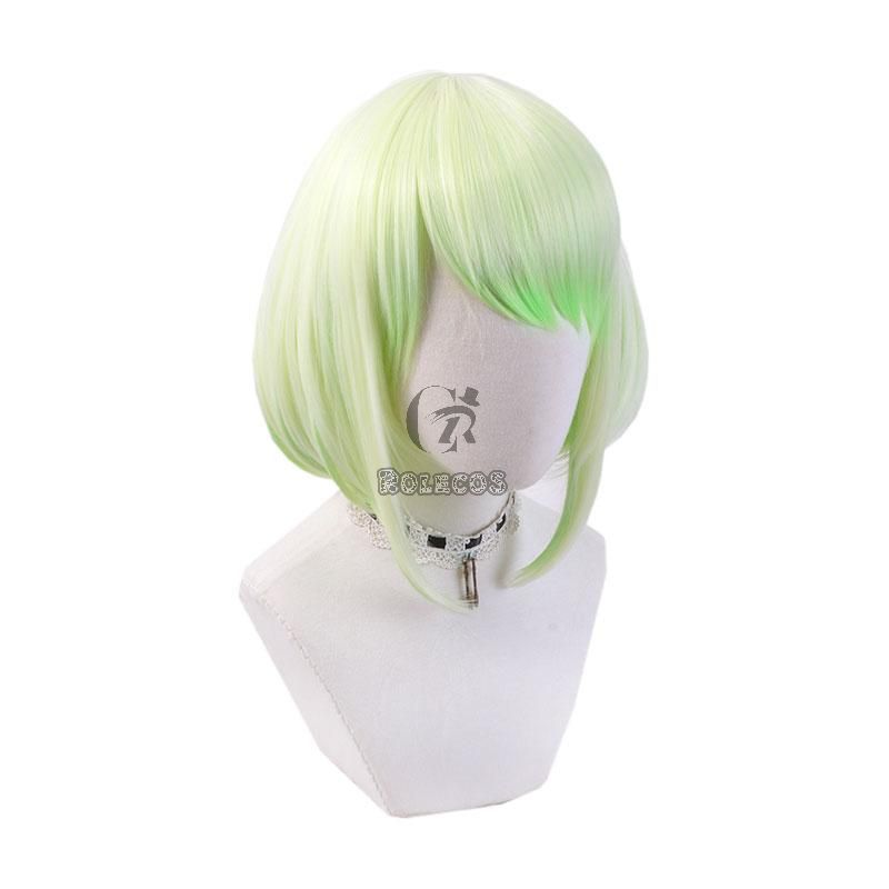 Promare Lio Fotia Green Mixed Color Cosplay Wigs 