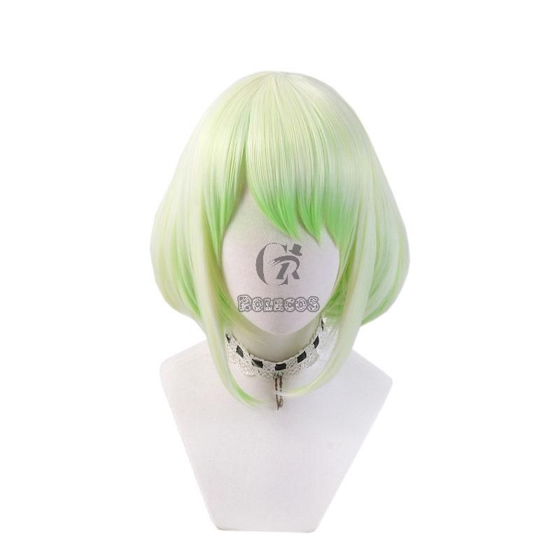 Promare Lio Fotia Green Mixed Color Cosplay Wigs 