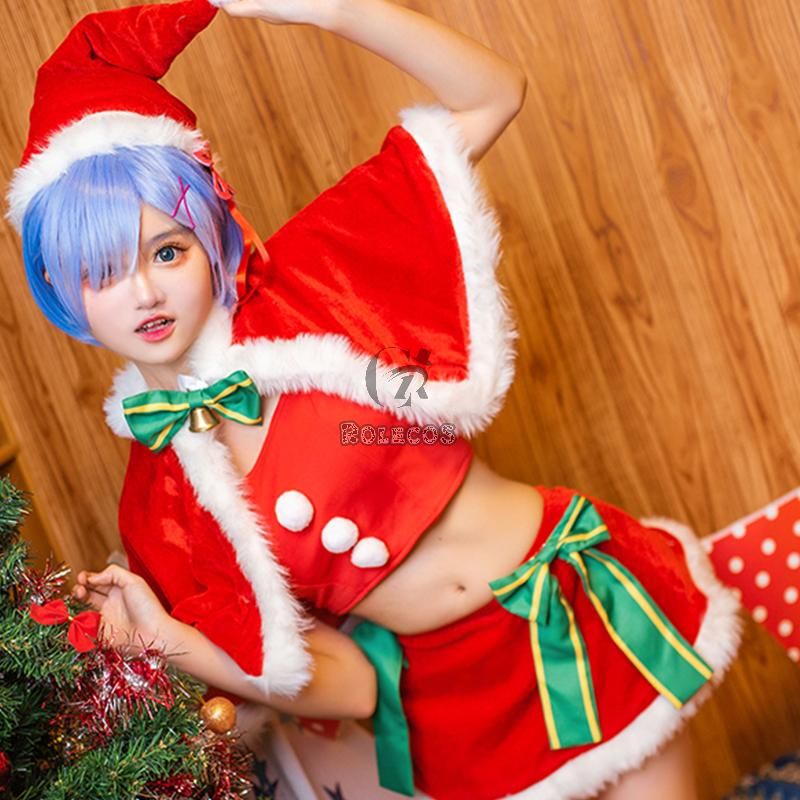 Re  Zero-Starting life in another World Rem Christmas Cosplay Costumes