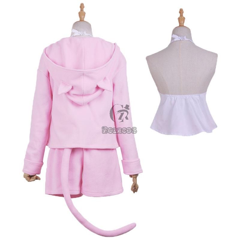 ReZERO -Starting Life in Another World Rem Ram Cat Pajamas 2 Colors Daily Cosplay Costume