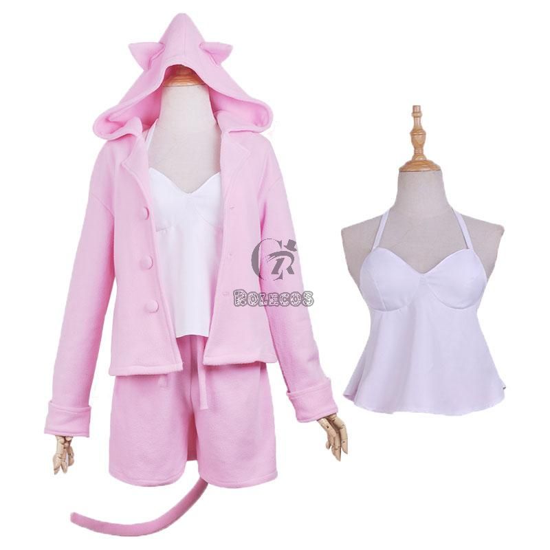 ReZERO -Starting Life in Another World Rem Ram Cat Pajamas 2 Colors Daily Cosplay Costume