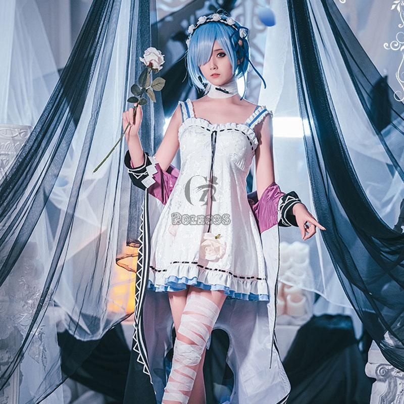 ReZERO -Starting Life in Another World Rem Ram Cosplay Costume