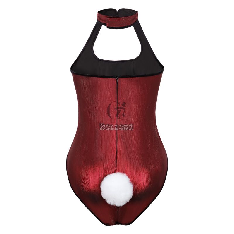 RoleCosplay Sexy Red Bodysuit Bunny Cosplay Costume