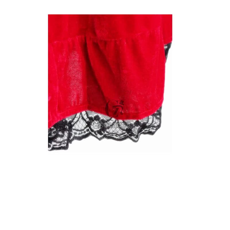 Rozen Maiden Shinku Lolita Red Maid Dress Cosplay Costumes