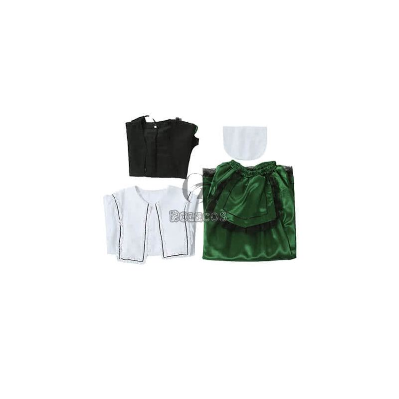 Rozen Maiden Suiseiseki Green Lolita Cosplay Costumes 