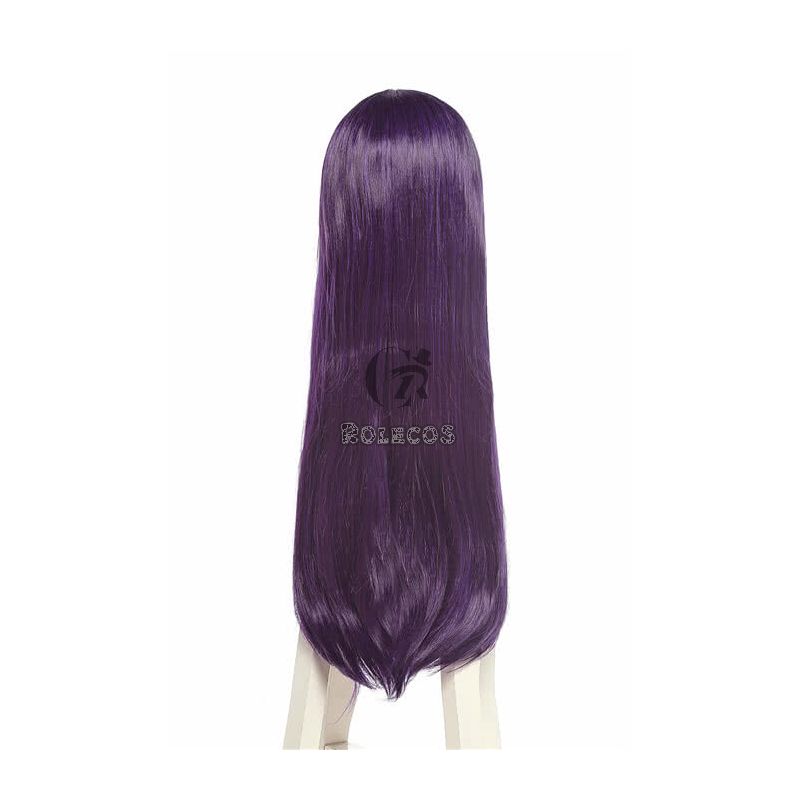 Saenai Heroine no Sodatekata Utaha Kasumigaoka Black Purple Long Straight Women Cosplay Wigs 