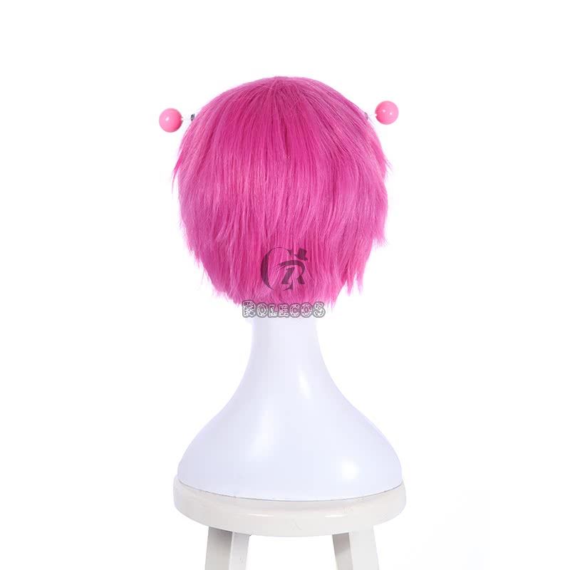 Saiki Kusuo no sai-nan  Saiki Kusuo Pink Short Cosplay Wigs