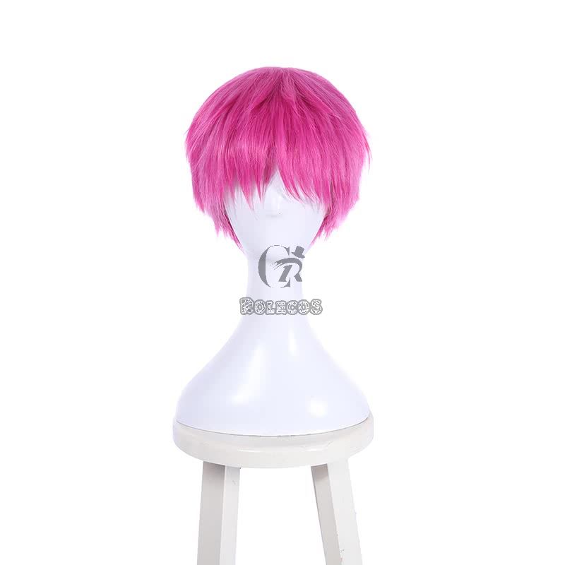 Saiki Kusuo no sai-nan  Saiki Kusuo Pink Short Cosplay Wigs