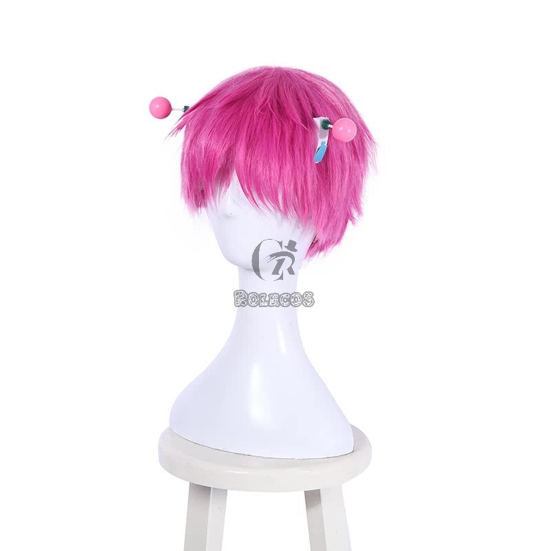 Saiki Kusuo no sai-nan  Saiki Kusuo Pink Short Cosplay Wigs
