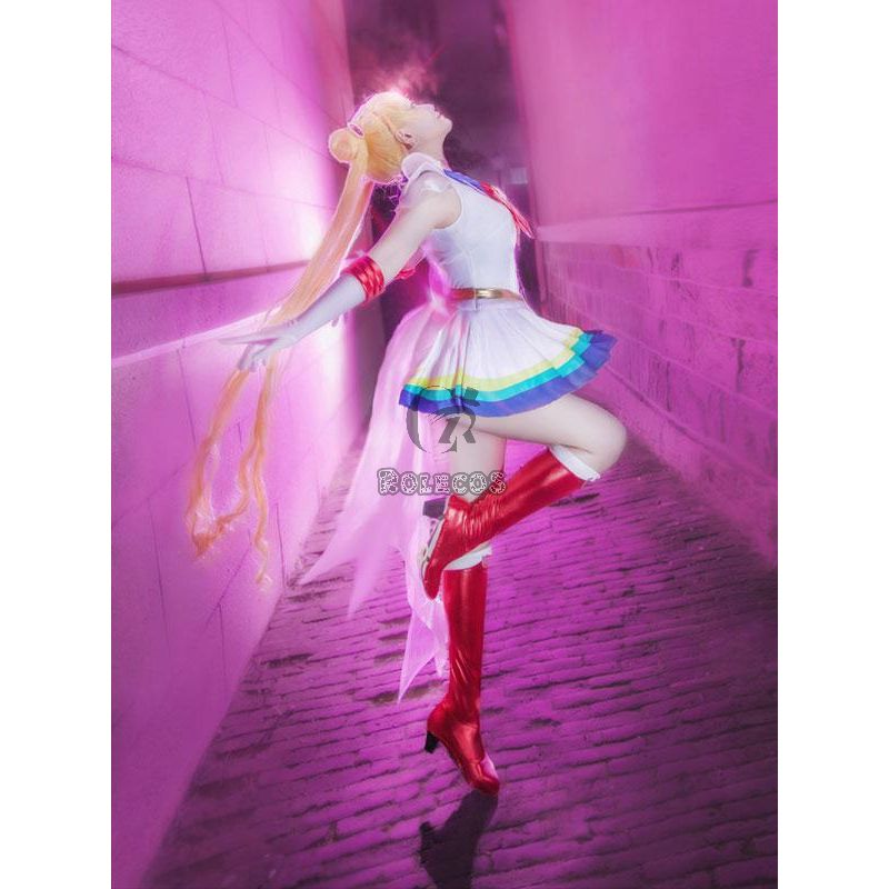 Sailor Moon Eternal Tsukino Usagi New Combat Suit Cosplay Costume