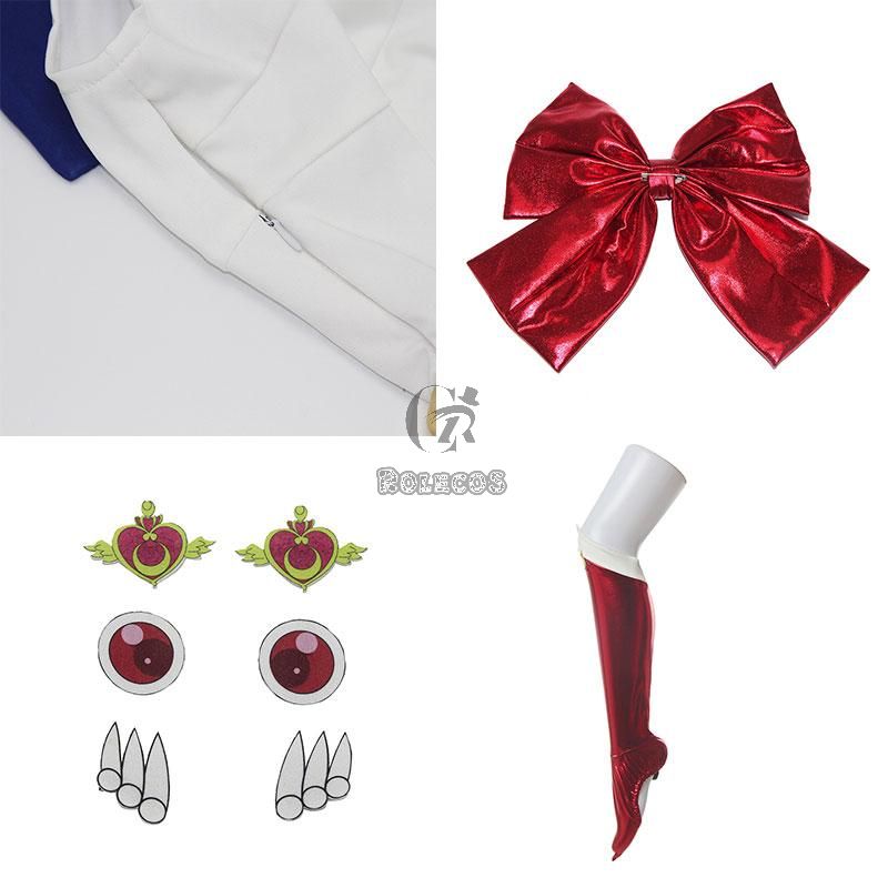 Sailor Moon Eternal Tsukino Usagi New Combat Suit Cosplay Costume