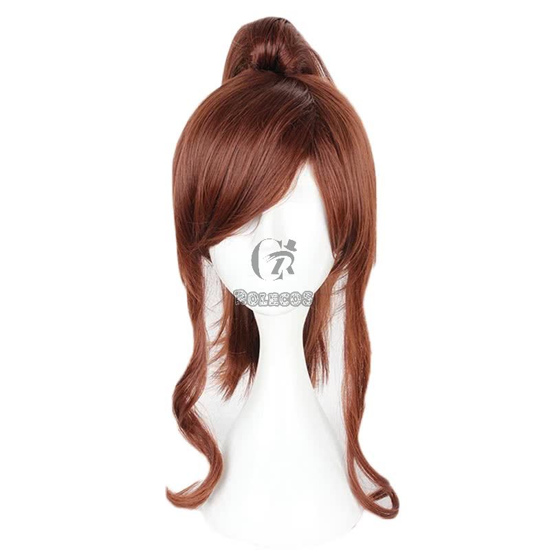 Sailor Moon Kino Makoto Long Brown Cosplay Wig