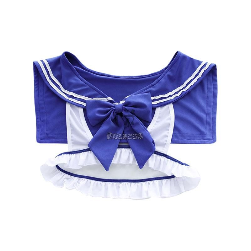 Sailor Style Bowknot Underwear Suit Cosplay Costume