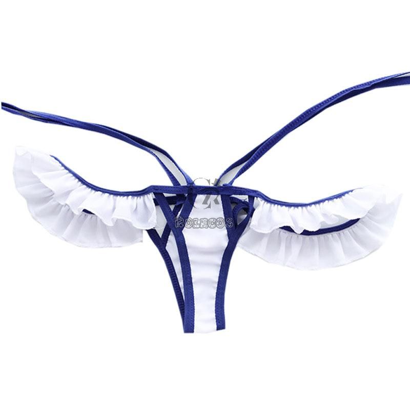 Sailor Style Bowknot Underwear Suit Cosplay Costume