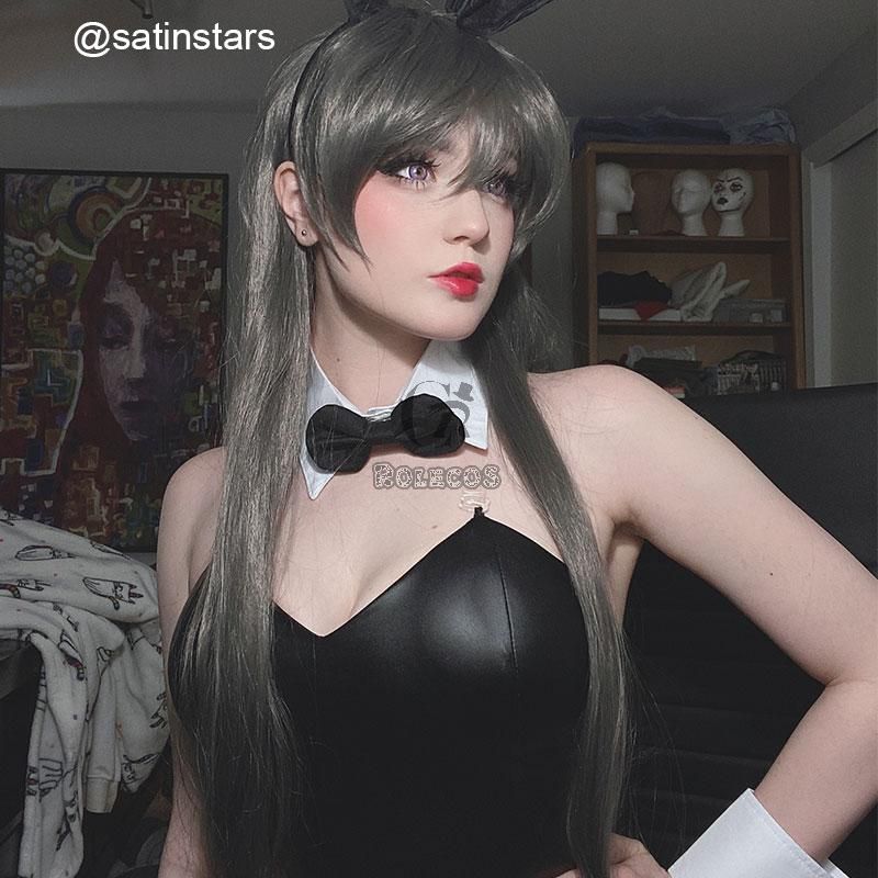 Seishun Buta Yarou wa Bunny Girl Senpai no Yume wo Minai  Sakurajima Mai  Bunny girl Cosplay Costume