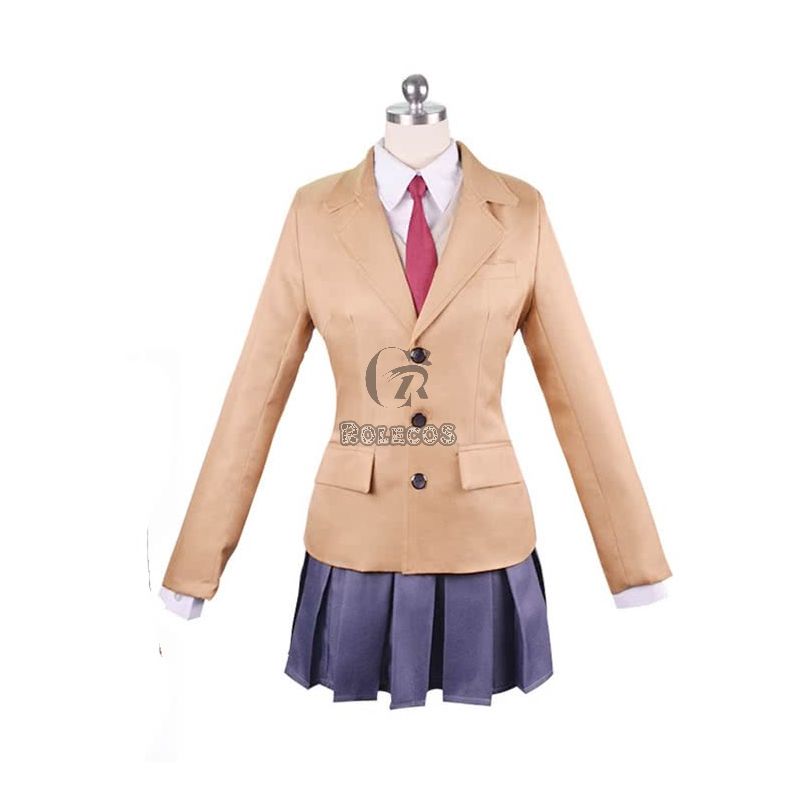 Seishun Buta Yarou wa Bunny Girl Senpai no Yume wo Minai Sakurajima Mai  School Uniform Cosplay Costume