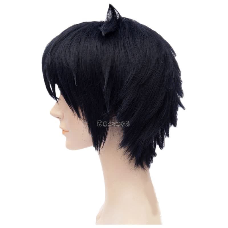 Seraph Of The End Yuichiro Hyakuya Black Short Cosplay Wig