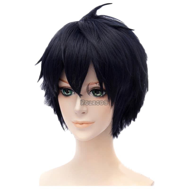 Seraph Of The End Yuichiro Hyakuya Black Short Cosplay Wig