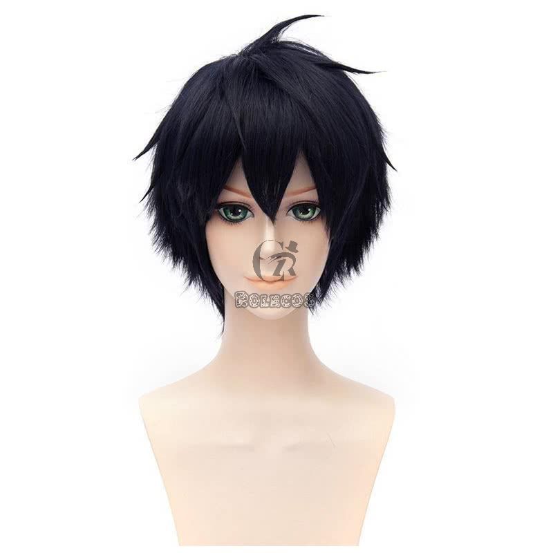 Seraph Of The End Yuichiro Hyakuya Black Short Cosplay Wig