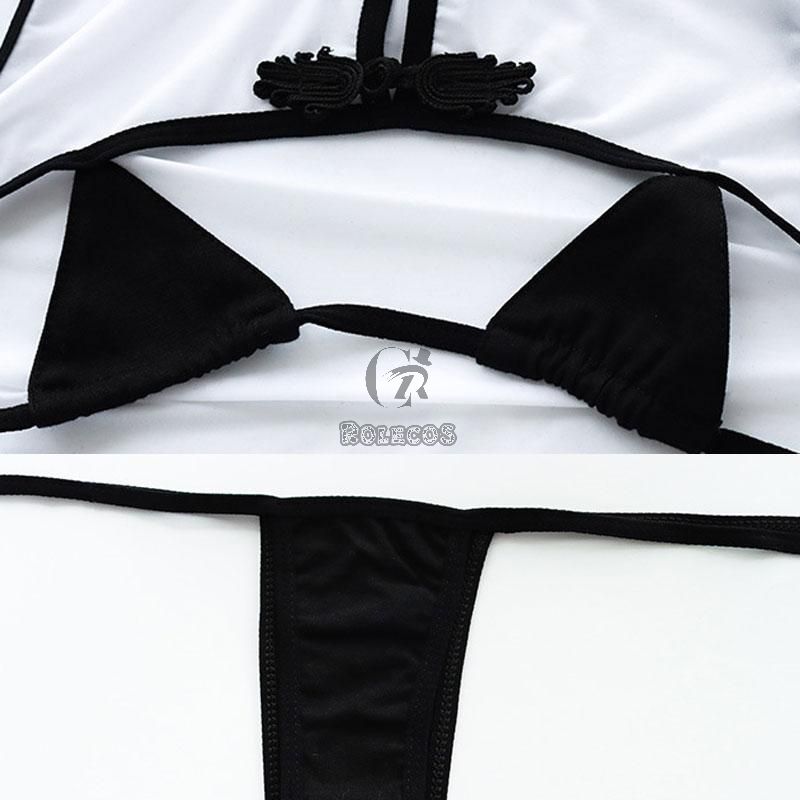 Sexy Cheongsam Translucent Lingerie Cosplay Costume