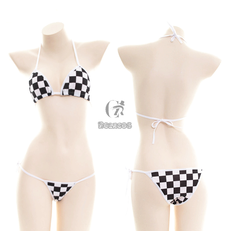 Sexy Japanese Girl Bikini 3 Colors Cosplay Costume