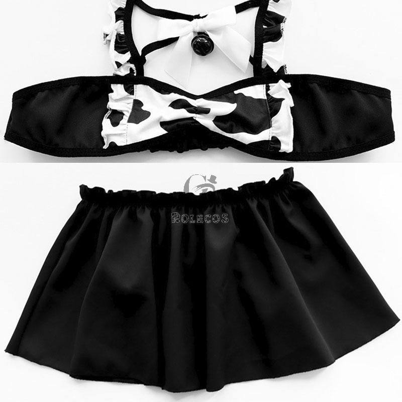 Sexy Maid Cows Lingerie Cosplay Costume
