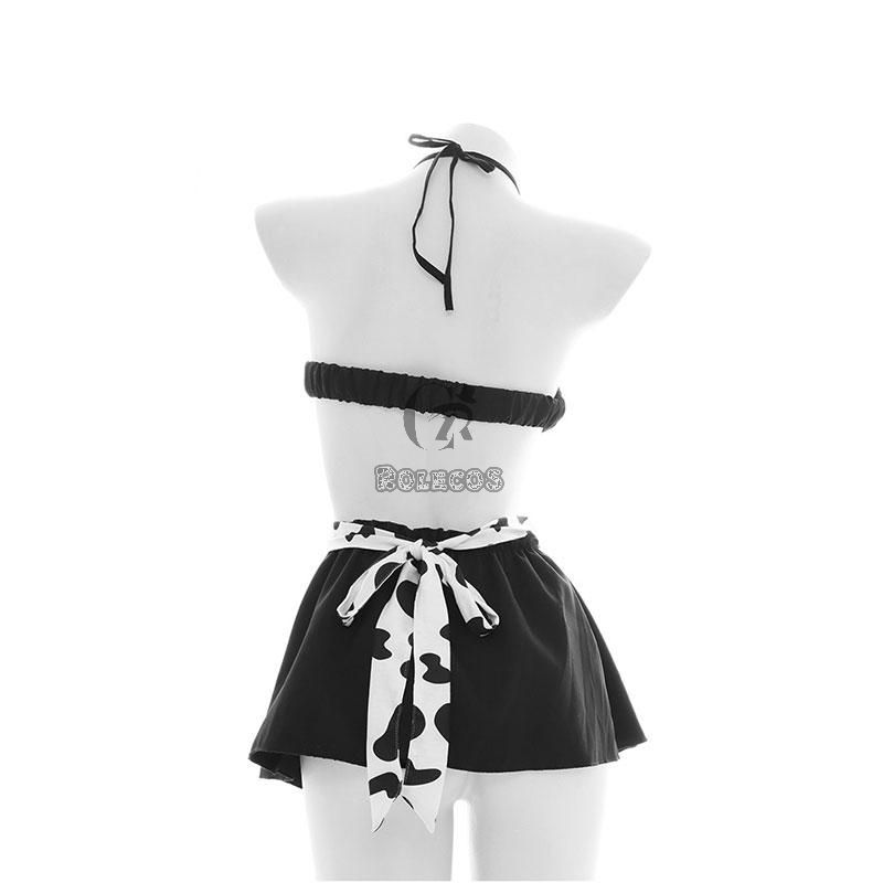 Sexy Maid Cows Lingerie Cosplay Costume