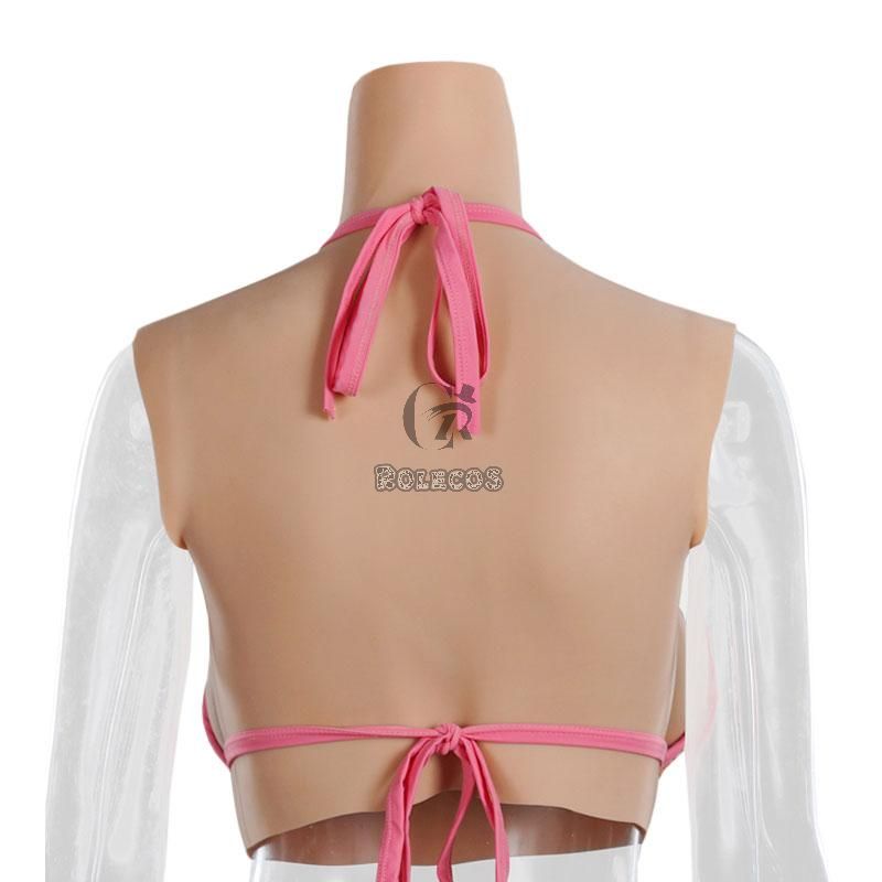 Silicone Breast Forms Fake Artificial  Boobs Chest Cosplay Prop 3 Color