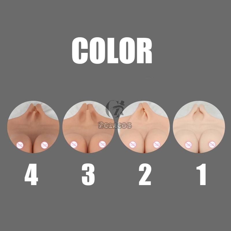 Silicone Breast Forms Fake Artificial  Boobs Cosplay Chest Prop