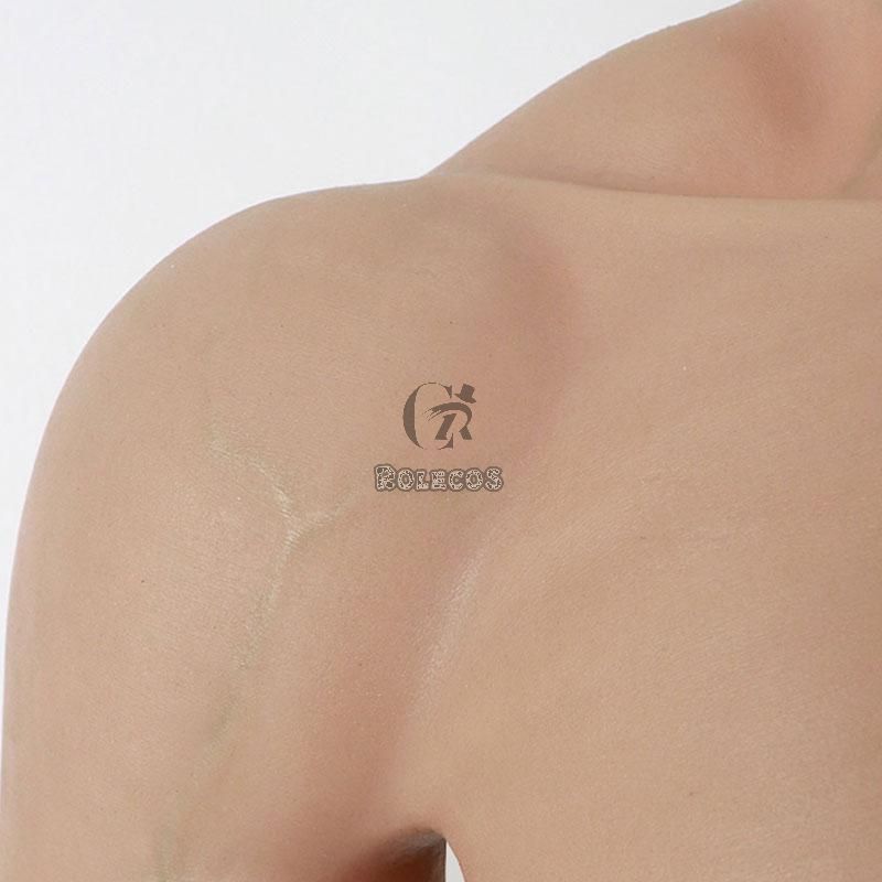Silicone False Fake Muscle Elasticity Chest Man 4 Color Cosplay Prop 