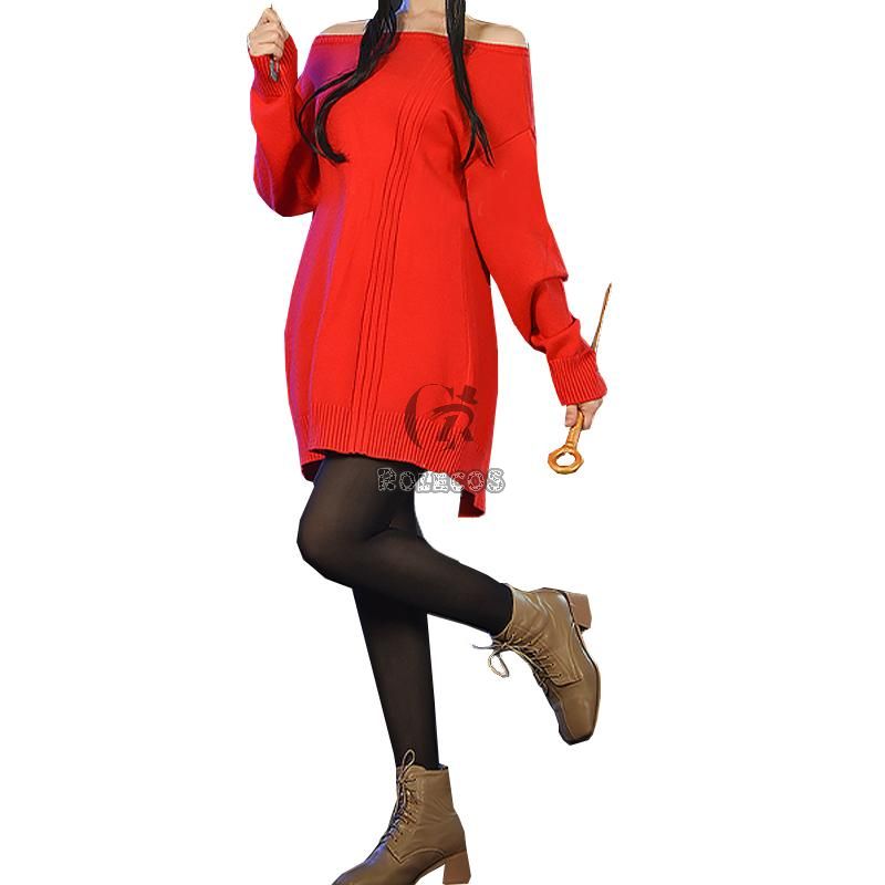 SPY×FAMILY Forger Red Dress Daily Cosplay Costume