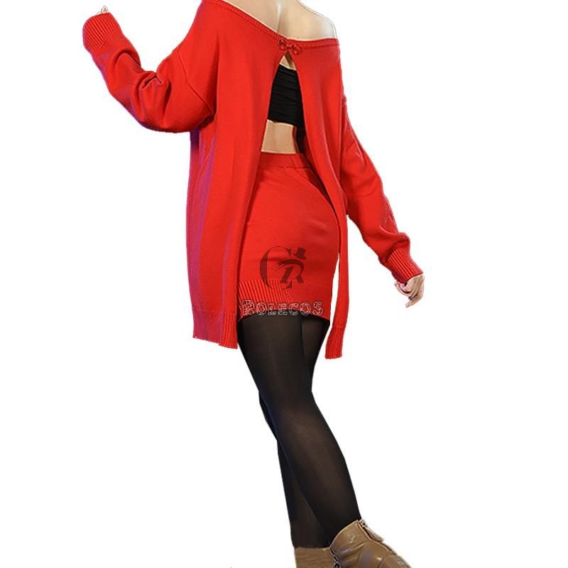 SPY×FAMILY Forger Red Dress Daily Cosplay Costume