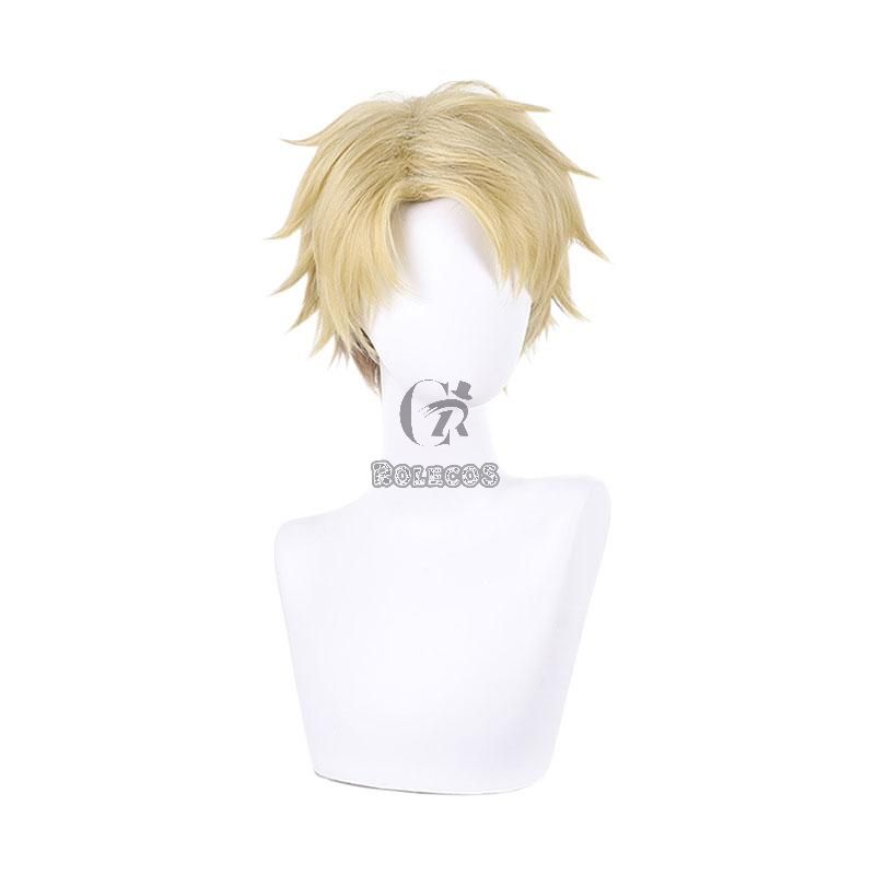 SPY×FAMILY Twilight Loid Forger Short Brown Yellow Cosplay Wigs
