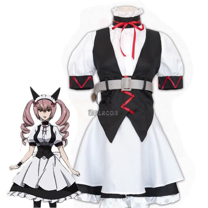 Steins;Gate 0 Akiha Rumiho Maid Cosplay Costume Full Sets