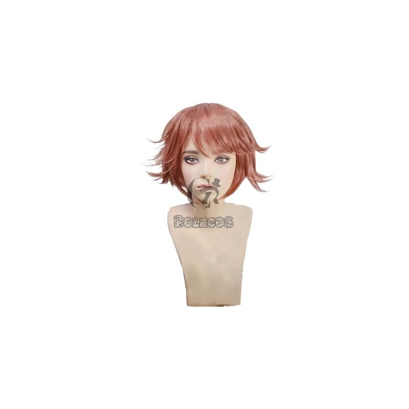 DDLC! Sayori Short Brown Synthetic Cosplay Wigs