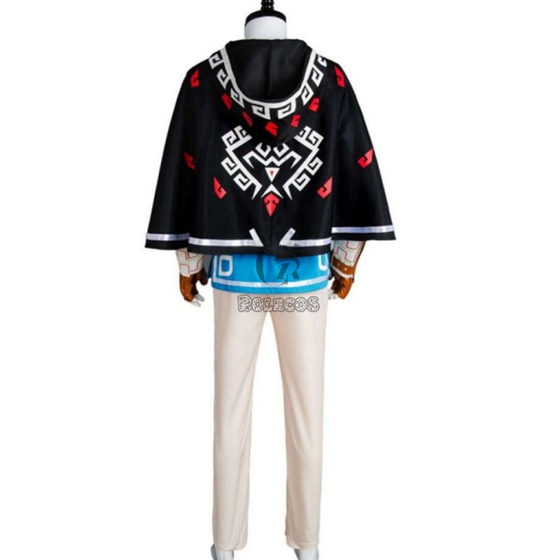 The Legend of Zelda Breath of the Wild Link  Cosplay Costume Full Sets