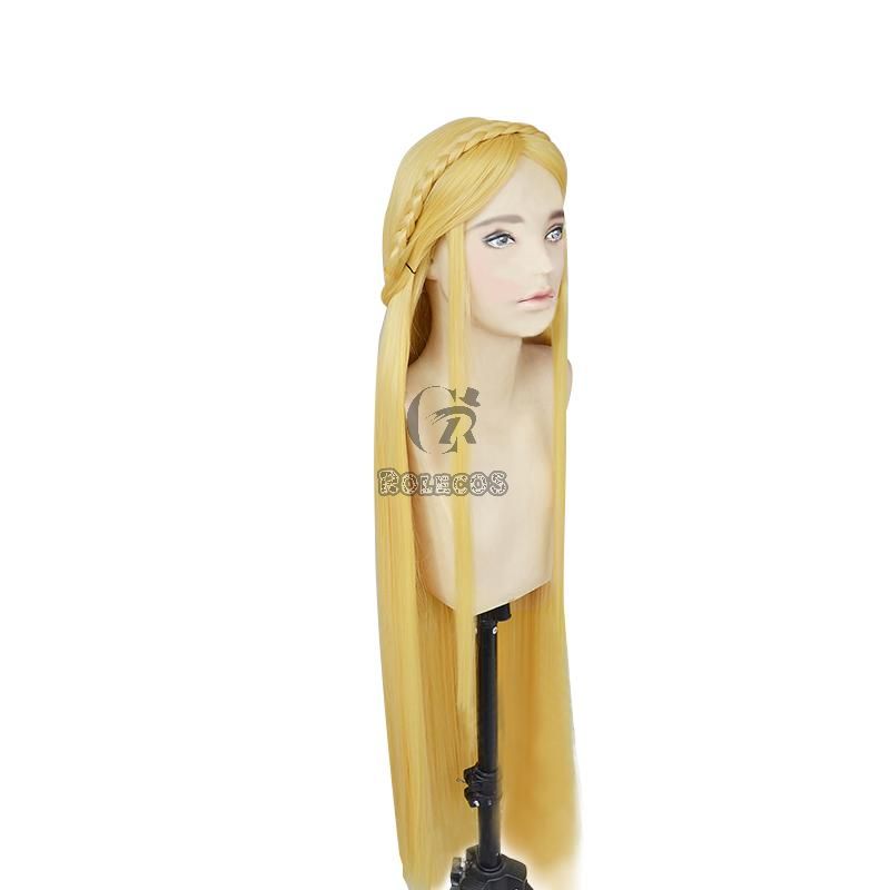 The Legend of Zelda Breath of the Wild Princess Zelda Blonde Long Cosplay Wigs